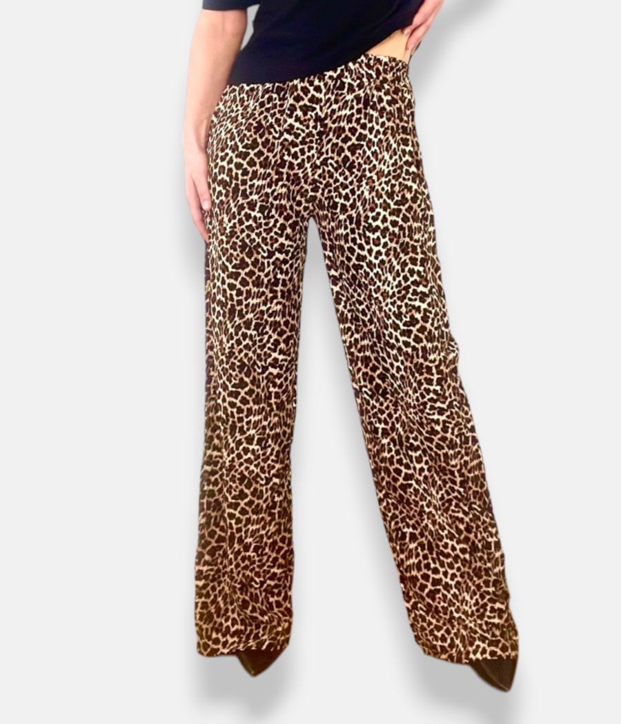 Pantaloni Leopard